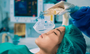 Anesthesia stock image