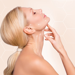 defined jawline after deep plane facelift