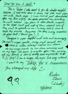 Dr. Kim is super gentle, caring, and and sweet.