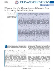 Effective Use of a Silicone-induced Capsular Flap in Secondary Asian Rhinoplasty